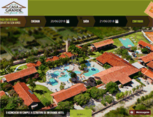 Tablet Screenshot of hotelcasagrandegravata.com.br